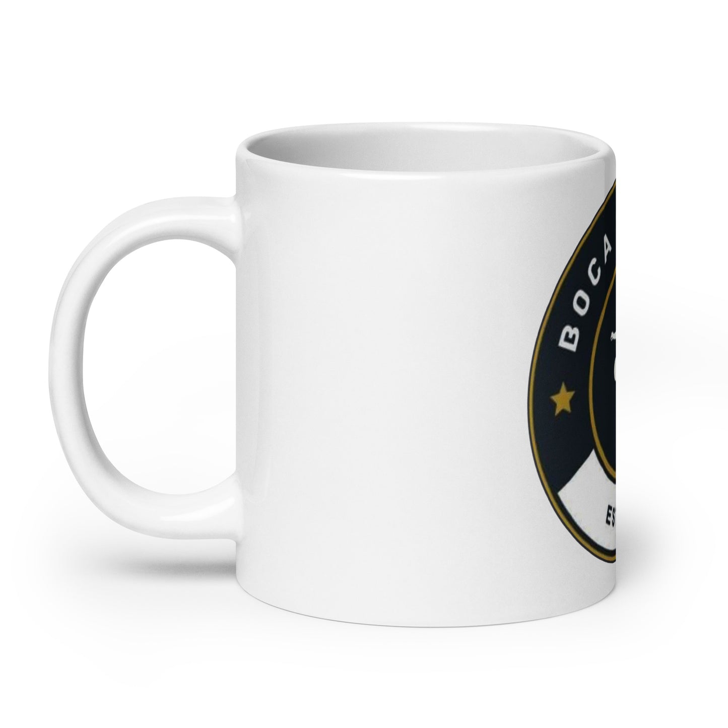 Boca Seniors White Mug